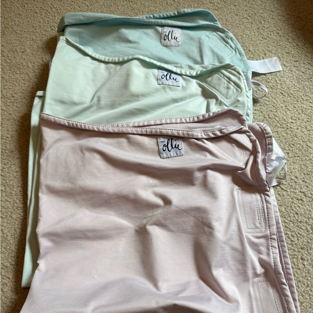 Ollie Baby Swaddle Set in Pastel Colors